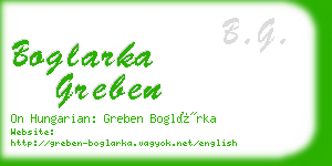 boglarka greben business card
